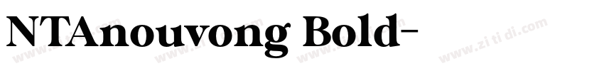 NTAnouvong Bold字体转换